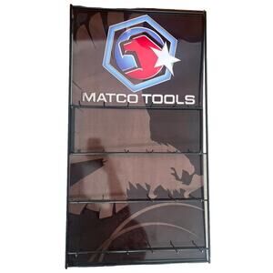 Matco Tools Metal Wall Display Shelf Commercial Garage Shop 30 X 16.5 Sign